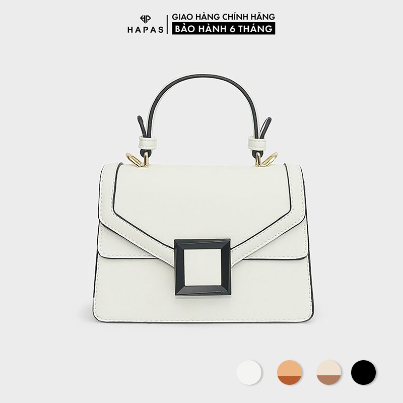 [Mã WABRWB24 giảm 30K đơn 99K] Túi Xách Nữ Hộp Khoá Vuông Size 19 HAPAS - TSN19264 | BigBuy360 - bigbuy360.vn