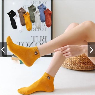 Tất korea- vỉ 10 đôi tất đầu gấu cute