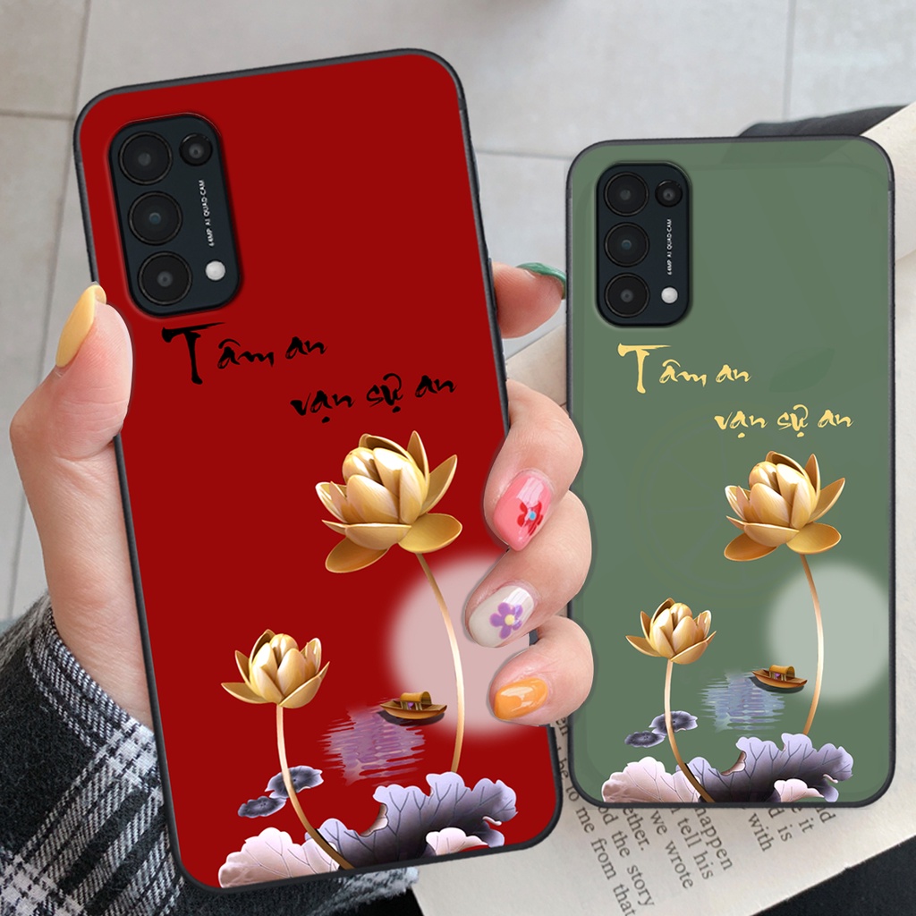 Ốp Oppo Reno5 4G / Reno5 5G / Reno 5 in hình ốp tâm an vạn sự an, ốp lưng SonCase