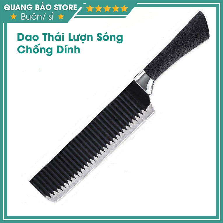 Dao Nhật Lượn Sóng Chống Dính JIE LAN SHI Thái Thị Đông Lạnh Siêu Nhanh - Bảo Hành 6 Tháng