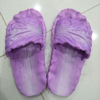 Combo dép nhựa bắp cải tím