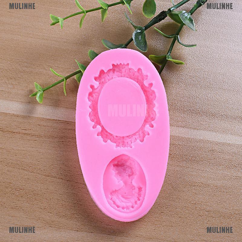 Khuôn Silicone Tạo Hình Khung Gương 3D Trang Trí Bánh