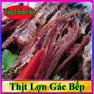 Thịt lợn gác bếp kèm chẩm chéo, đặc sản tây bắc
