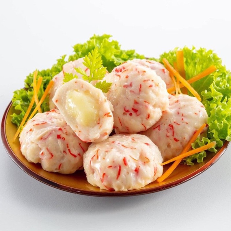 [Mã 77FMCGSALE1 giảm 10% đơn 250K] Viên Nhúng Thả Lẩu Malaysia Tôm Hùm Viên Nhân Phô Mai Mozzarella