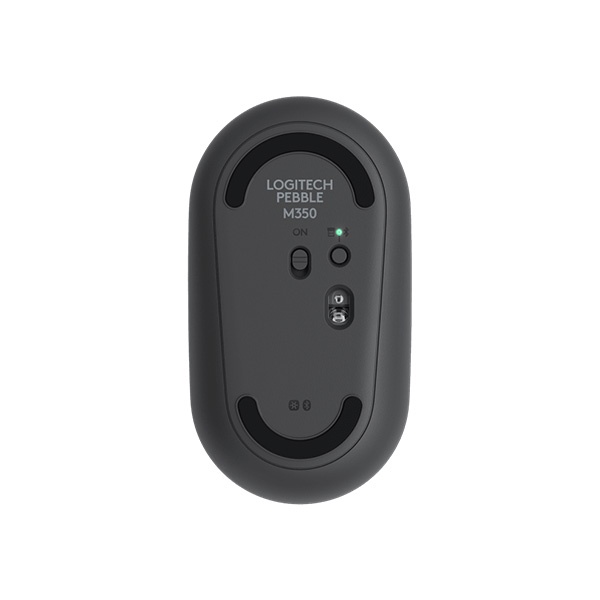 Chuột không dây Logitech Pebble M350 silent Màu đen -Hàng chính hãng, BH 12 thán