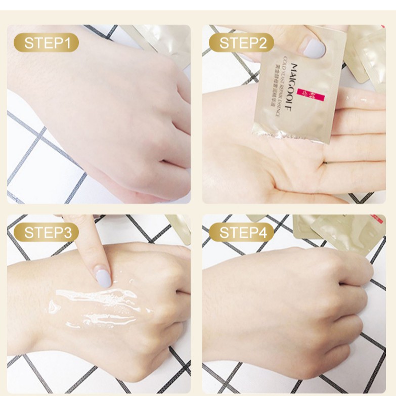 Một Hộp 30 Gói Serum Trẻ Hóa Da Maigoole Gold Yeast Repair Essence | BigBuy360 - bigbuy360.vn