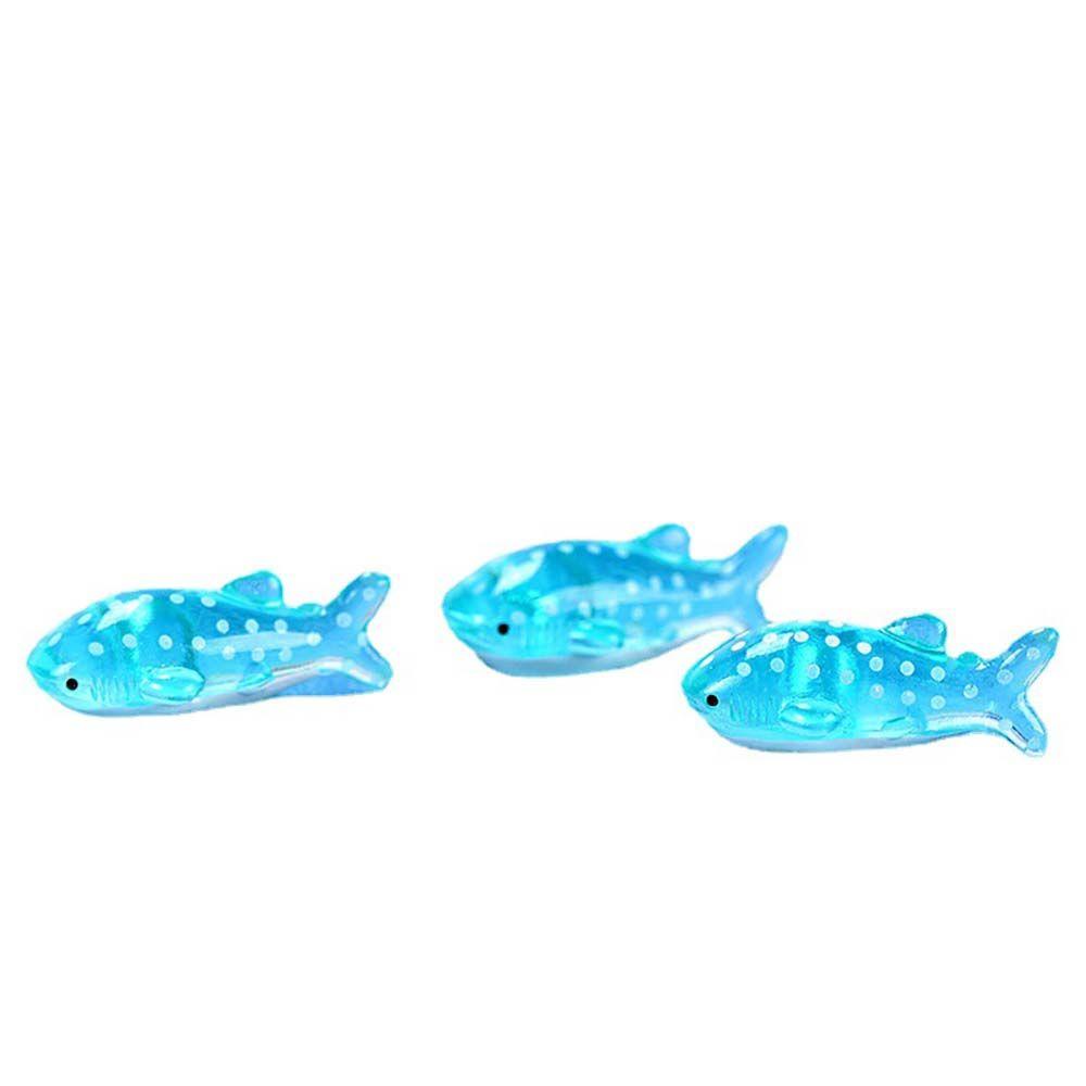 YIYU Mô Hình Cá Mập Nhỏ Bằng Nhựa Resin Dùng Trang Trí Tiểu Cảnh