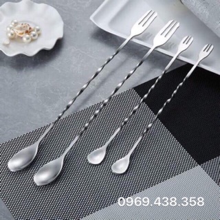 Thìa bar pha chế inox | bar spoon