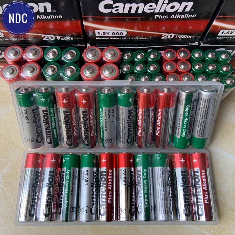 [CHÍNH HÃNG] Vỉ 2 Viên Pin AA, AAA Plus Alkaline/ Super Heavy Duty CAMELION 1.5V