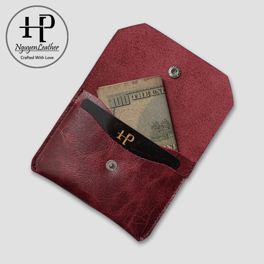 Ví Đựng Thẻ ATM, Card Holder Đựng Namecard Da Bò Thật Nhỏ Gọn | BigBuy360 - bigbuy360.vn