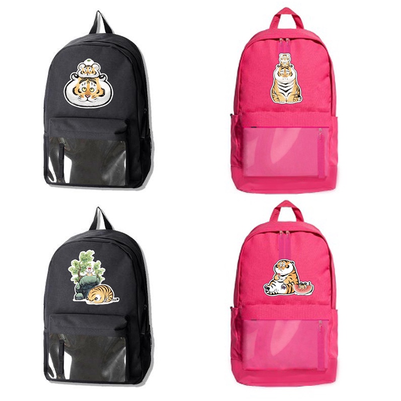 balo trong suốt hổ mập BLTS41 ita bag balo dễ thương hot trend thần tượng hoạt hình chonky tiger