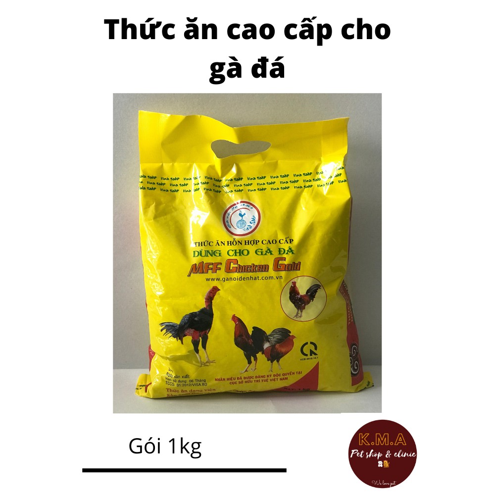 Thức ăn cao cấp dành cho gà đá - chicken gold gói 1 kg