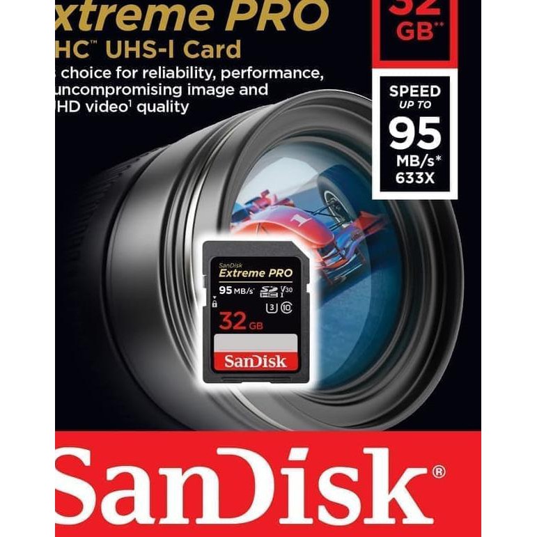Thẻ Nhớ Sandisk Sd 32gb 95mb / S - 32gb | BigBuy360 - bigbuy360.vn