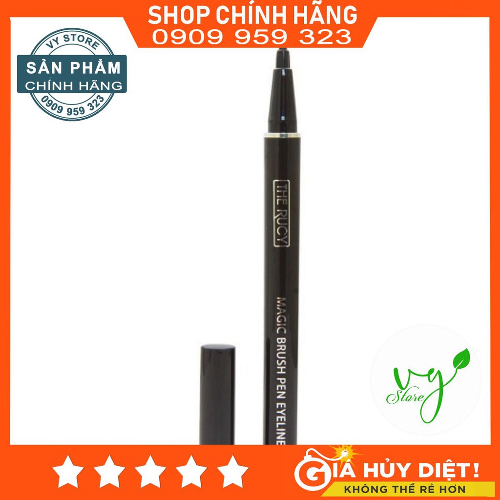 Bút Lông Kẻ Mắt The Rucy Magic Brush Pen Eyeliner Black LK-PEL (0.5g)