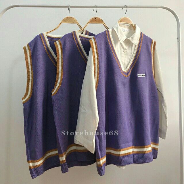 Áo gile tím xinh xinh | BigBuy360 - bigbuy360.vn