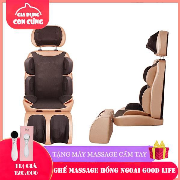 { Xả Kho Cắt Lỗ } Ghế massage hồng ngoại trị liệu Good Life - Dạng ghế ngồi cao cấp  ( Bảo hành 2 năm -Lỗi 1 đổi 1 )