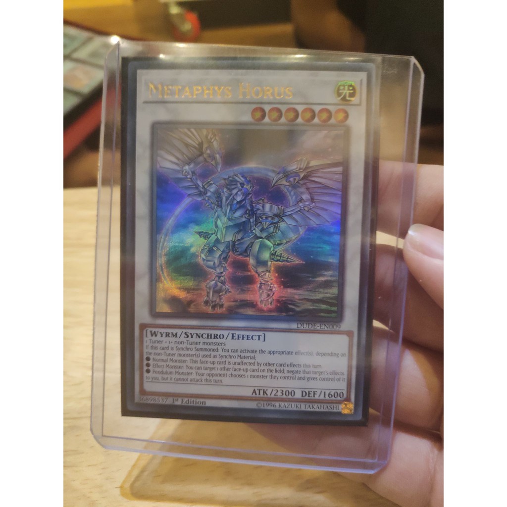 Lá bài thẻ bài Yugioh Metaphys Horus – DUDE – Ultra Rare - Tặng bọc bài nhựa bảo quản