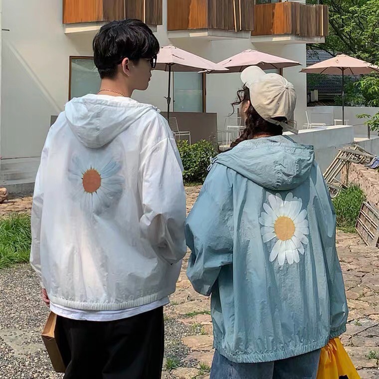 ÁO KHOÁC DÙ HOA CÚC ( Kèm hình thật )