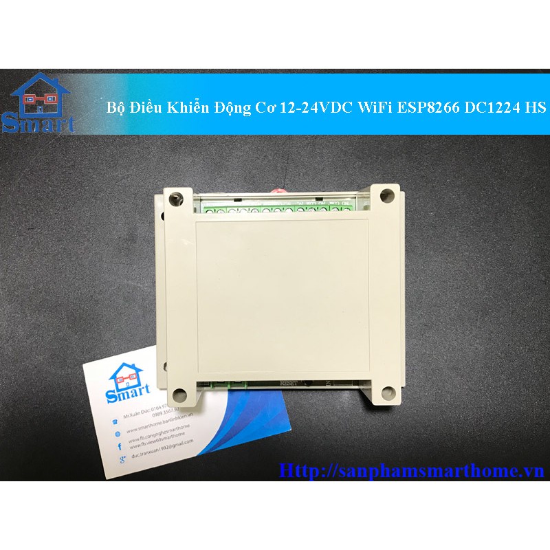 BỘ ĐIỀU KHIỂN ĐỘNG CƠ 12-24VDC WIFI ESP8266 DC1224 HS