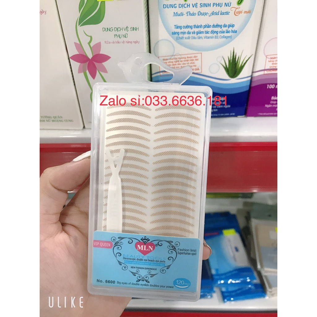 miếng dán mí 1 hộp gồm 5 miếng,1 miếng 24 đôi