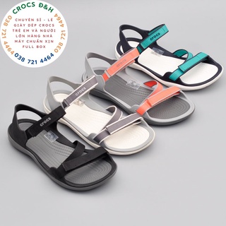 Giày dép crocs - dép sandal crocs webbing cho nữ, chống thấm nước, chống trơn trượt, chống hôi chân, hàng xuất xịn