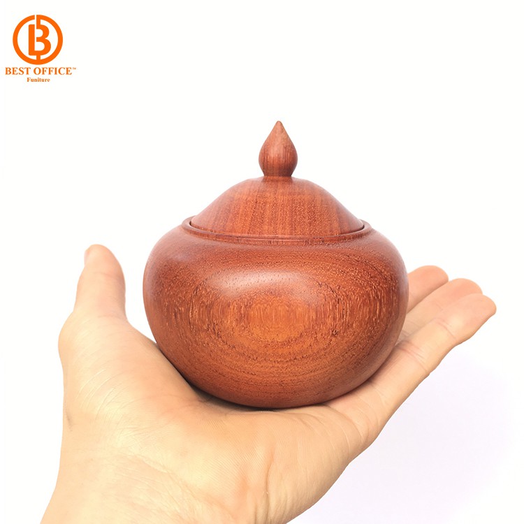 Hũ đựng chè đa năng - Đựng hạt dưa bằng gỗ Hương thơm ngát