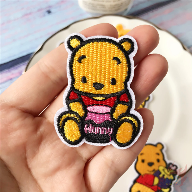 1 Miếng Vá Quần Áo Hình Gấu Pooh Dễ Thương