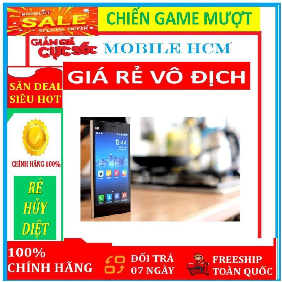 ĐIỆN THOẠI Xiaomi Mi3 - Xiaomi Mi 3 16G mới. Có Tiếng Việt, chơi PUBG-Free Fire-Liên Quân mượt