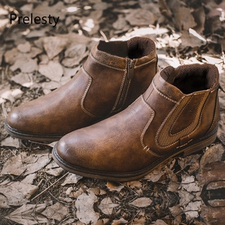 High Quality Fashion Cow Leather Male Boot Shoes