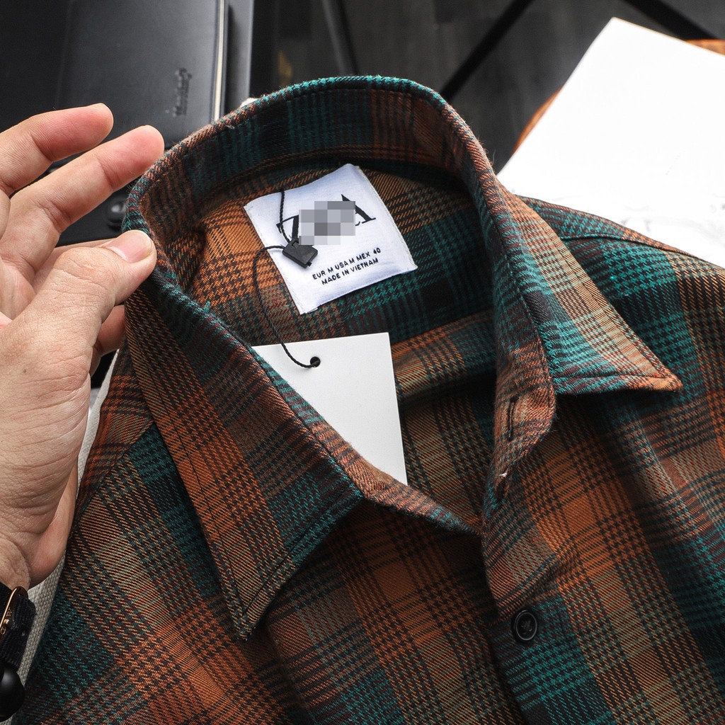 Aó sơ mi flannel DS | BigBuy360 - bigbuy360.vn