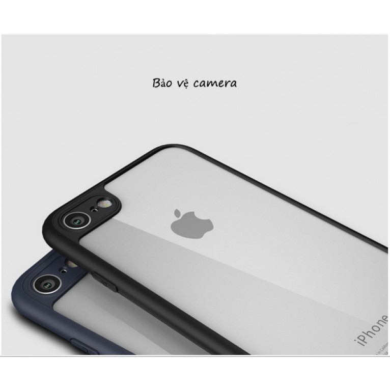 Ốp lưng trong viền màu iPhone 5,5s, 6,6plus, 7,7plus, 8,8plus, Iphone X dẻo cách tân camera