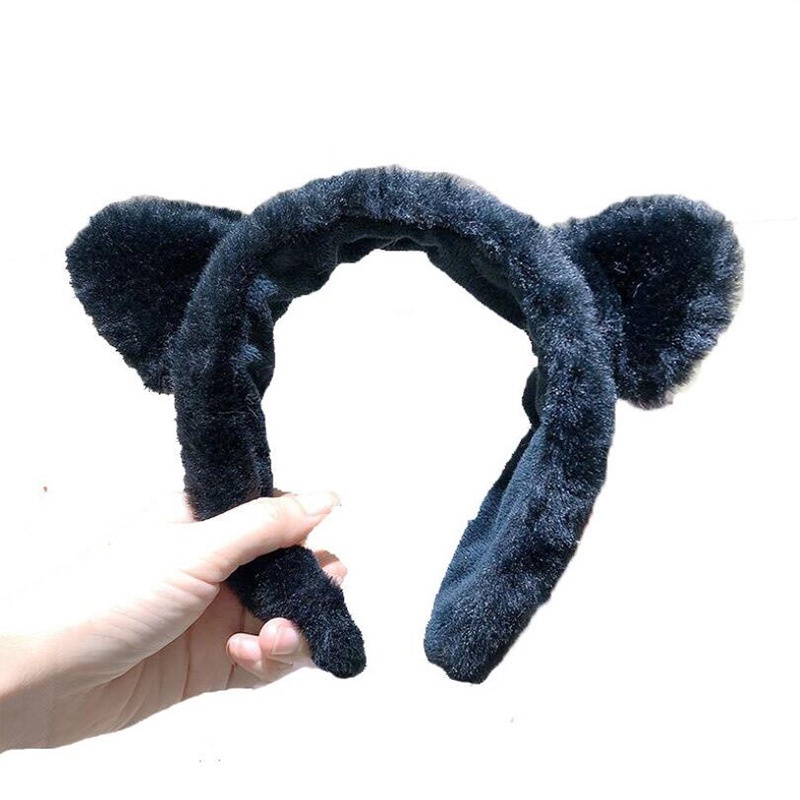 Băng đô tai mèo dễ thương phong cách Hàn Quốc nhiều màu tùy chọn cho nữ