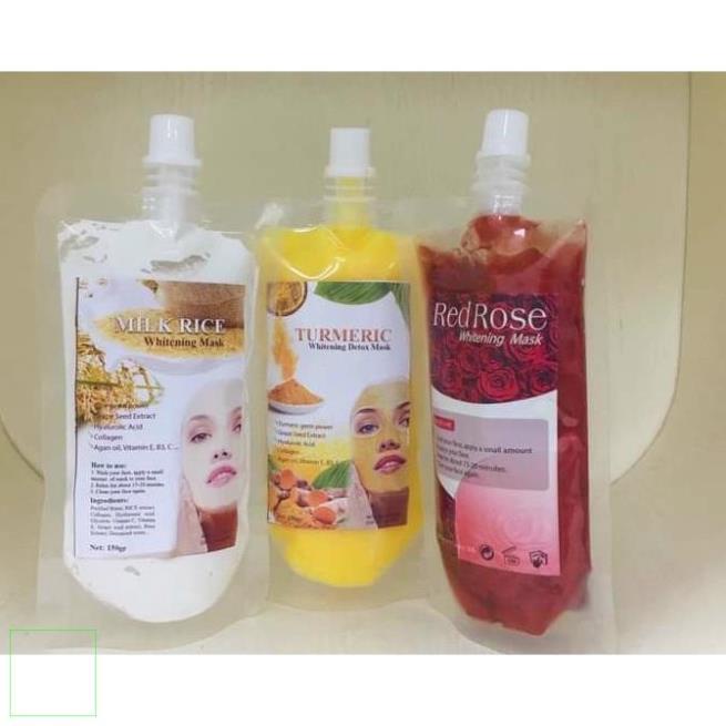 Combo sỉ 10 gói cấy trắng mầm gạo non, vàng nano, huyết hoa hồng, tảo sủi bọt, nghệ sủi bọt 150ml