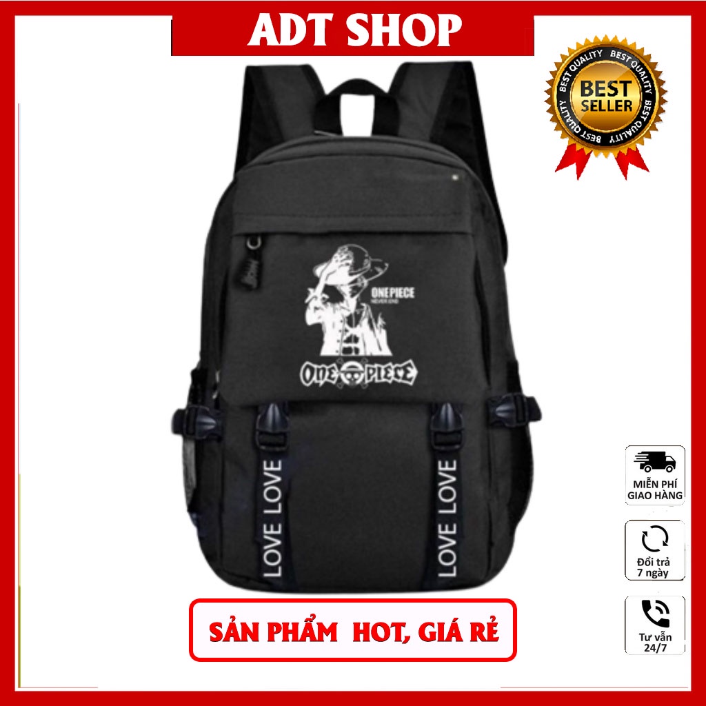 Balo Đi Học Cao Cấp One Piece - Đảo Hải Tặc, Balo Monkey D.Luffy độc đẹp