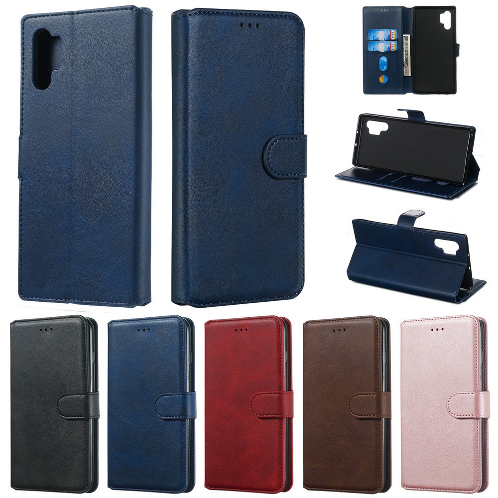 Bao da điện thoại nắp lật dạng ví cho Samsung Galaxy Note 8 9 Plus 10 Lite M10 M20 M30 M30s A7 2018 | YYT