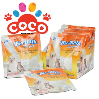 CHÍNH HÃNG Sữa cao cấp bio milk cho chó mèo - Túi 100gr