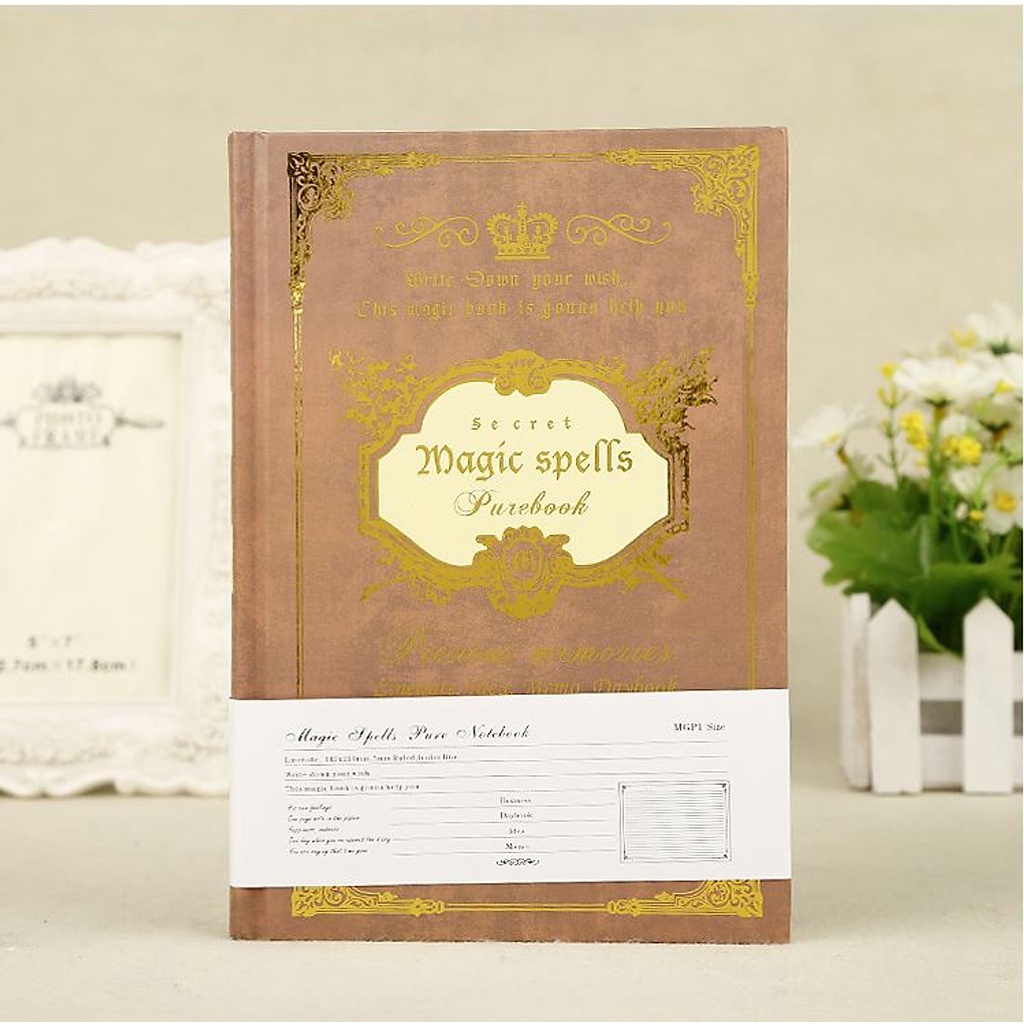 [Mã LIFEBOOK1 giảm 30K đơn 150K] Sổ Tay Nhật Ký Vintage Magic Book A5 MFS-004 Thiết Kế Sang Trọng, Phong Cách Châu Âu