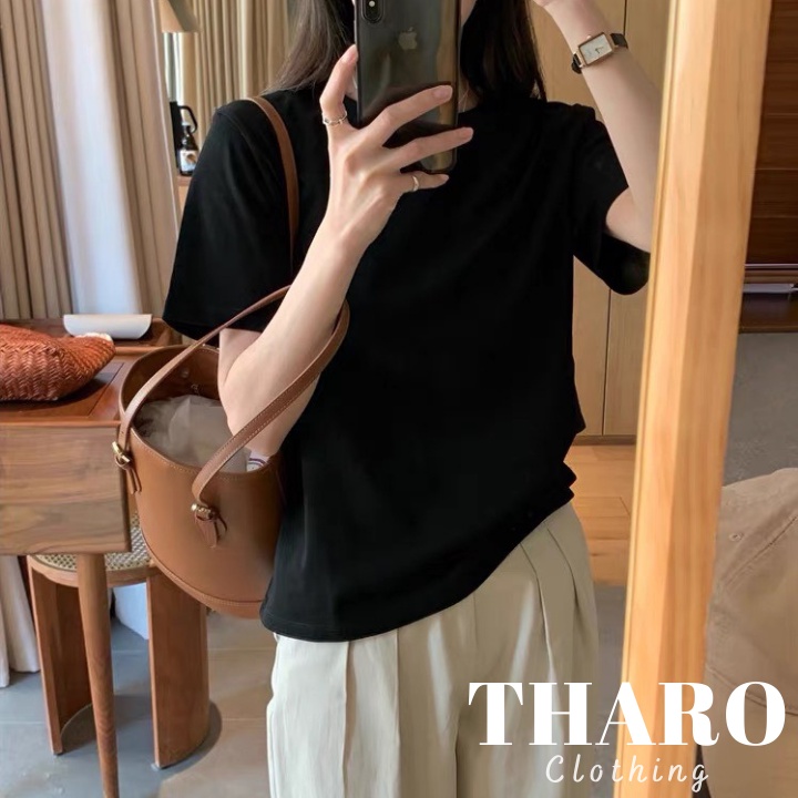 Áo Thun Nữ Basic Nhiều Màu - Tharo Clothing