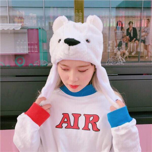 Mũ thú động vật, mũ gấu, mũ sói, mũ heo