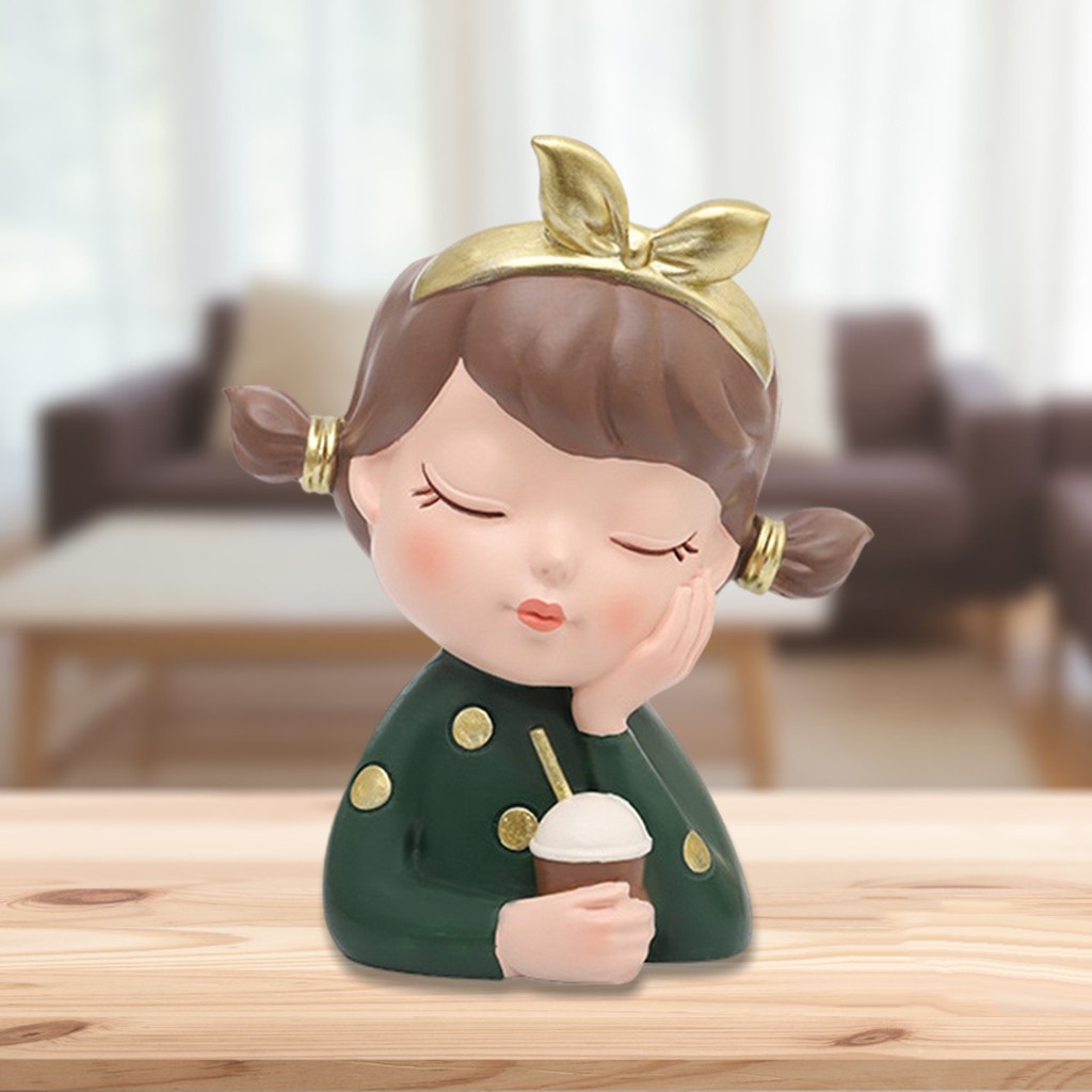 Chậu Cây Nhỏ Hình Cô Gái Dễ Thương