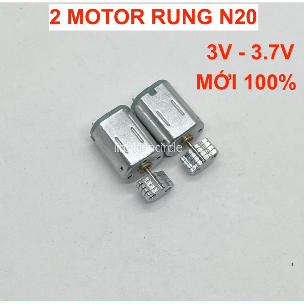 2 cái - motor rung mini n20 3V - 3.7V lực rung lớn - LK0264 | BigBuy360 - bigbuy360.vn