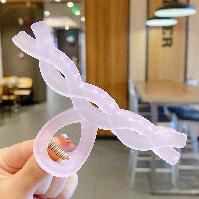 Kẹp tóc càng cua kích thước lớn màu sắc độc đáo thời trang dành cho nữ