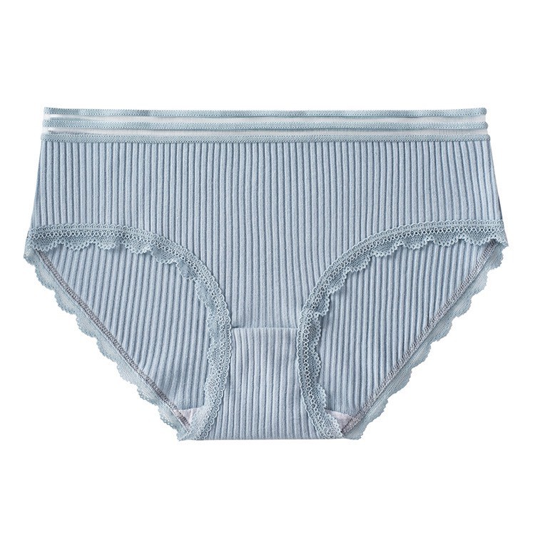 Quần lót cotton len tăm sợi tre cạp ren sọc kháng khuẩn thun lạnh dễ thương cho nữ LILY DOLLY SECRET QL029 | BigBuy360 - bigbuy360.vn