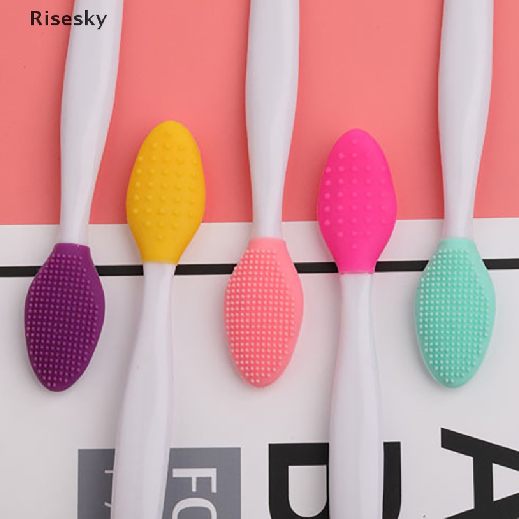 Cọ Silicone Tẩy Tế Bào Chết Loại Bỏ Mụn Đầu Đen Làm Sạch Sâu