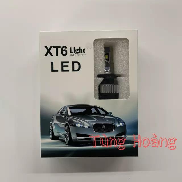 Đèn pha LED XT6 ô tô xe máy siêu sáng gom chuẩn như zin