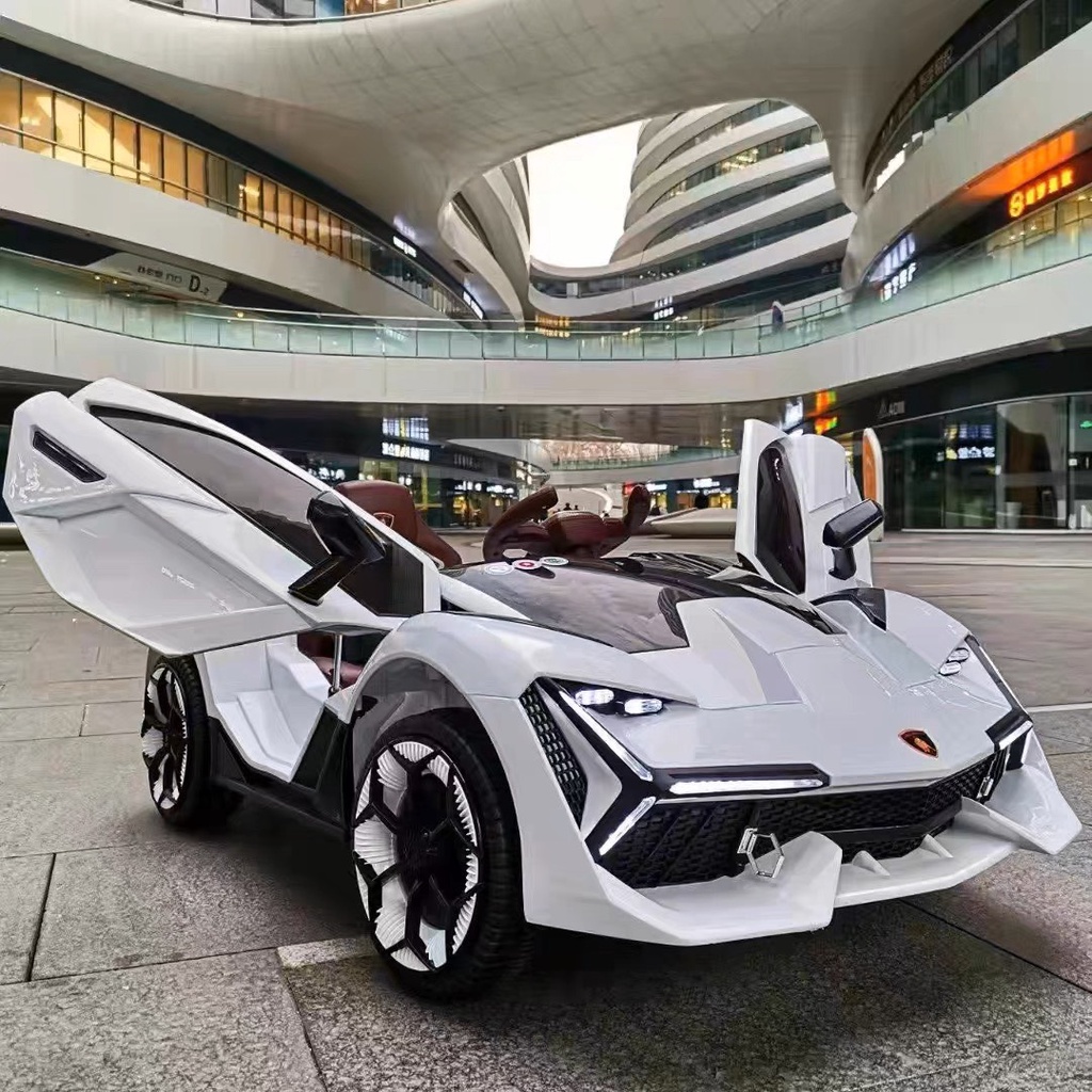 Siêu Xe ô tô điện TRẺ EM MOMMYKIDS MINH CHÂU Lamboghini NEL-603 đèn led sáng rực rỡ cho trẻ từ 1 tuổi trở lên