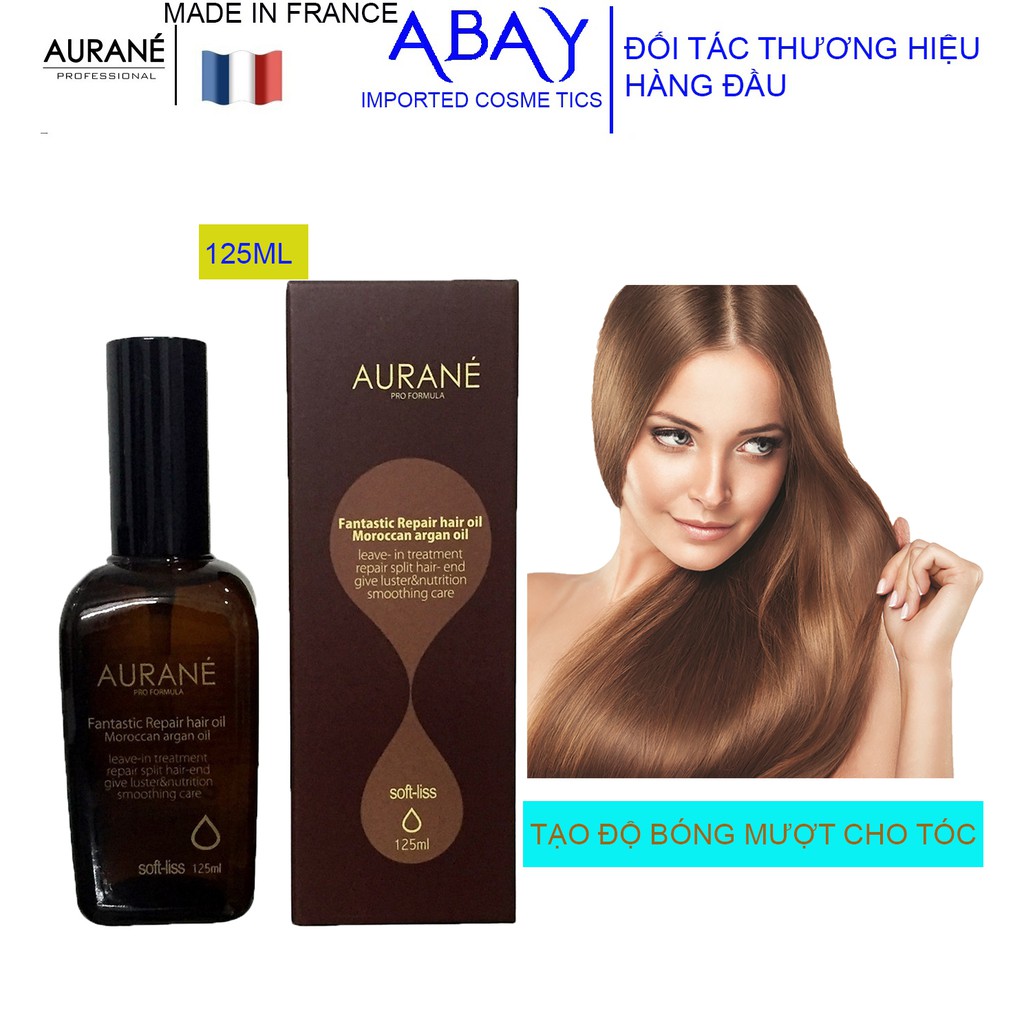 Tinh dầu dưỡng tóc AURANE Softliss Fantastic Repair hair oil 125ml