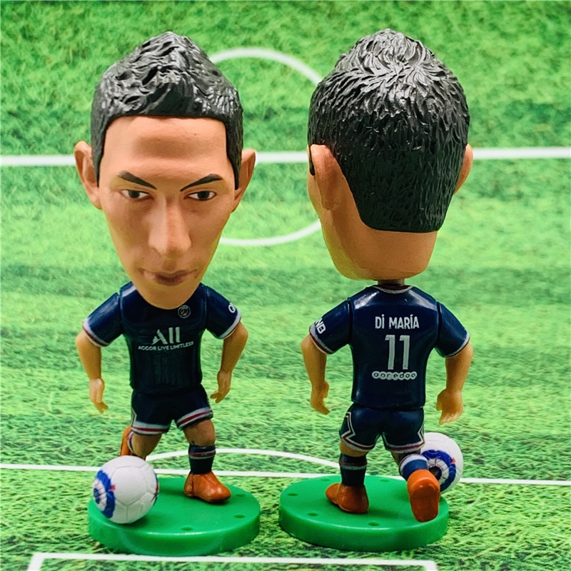 Set 9 Mô Hình Búp Bê Neymar Da Silva Messi Di Maria Icardi Cavani Navas Ibrahimovic MbappeAction 2022 Seson