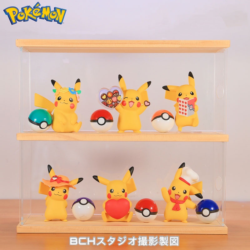 Mô hình Pikachu trang trí bánh kem dễ thương B & M Bộ Phụ Kiện Ghim Ghim Trang Trí Bánh Kem Chủ Đề Pokemon Pikachu Cho Tiệc Sinh Nhật Kỳ Nghỉ