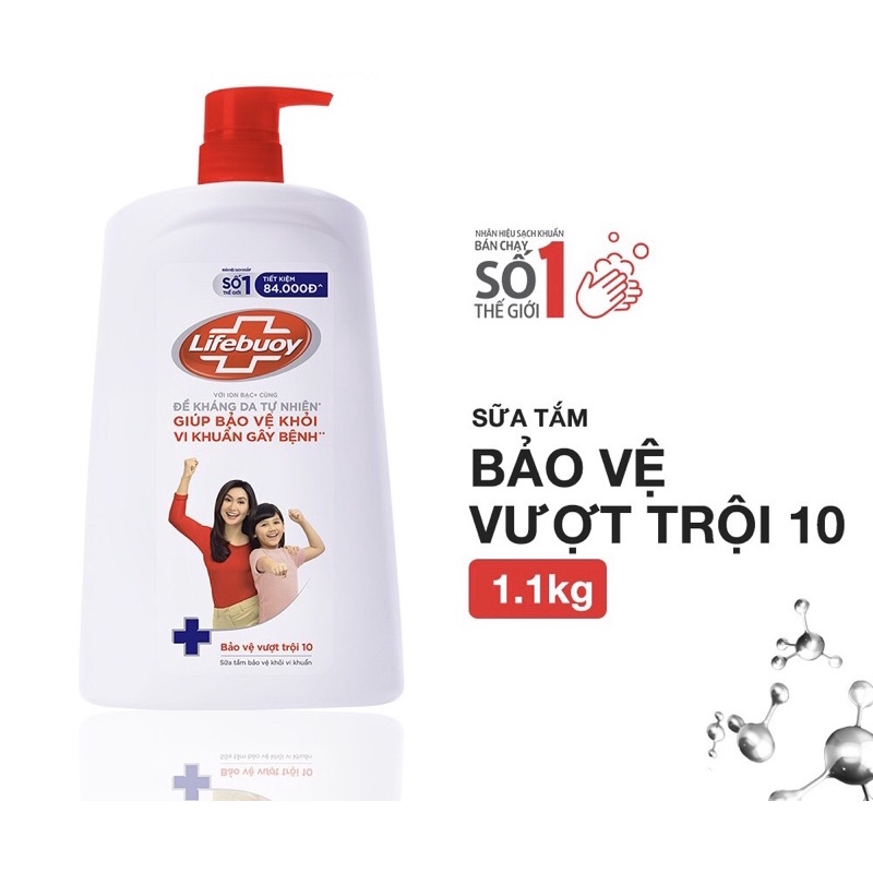 [LIFEBUOY] Sữa tắm Lifebuoy bảo vệ vượt trội 1,1kg